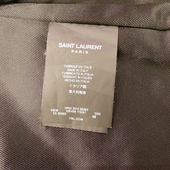 Saint Laurent Lamb Skin Vest - Picture 10 of 10